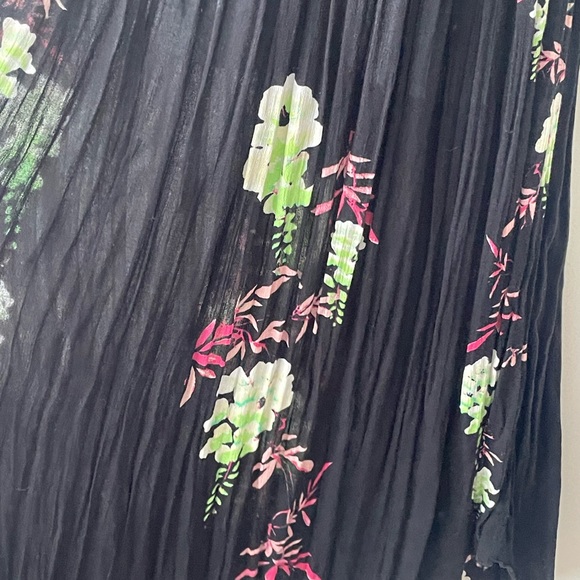 Free People Black and Green Sleeveless Maxi Dress for Cocktail - Picture 8 of 9